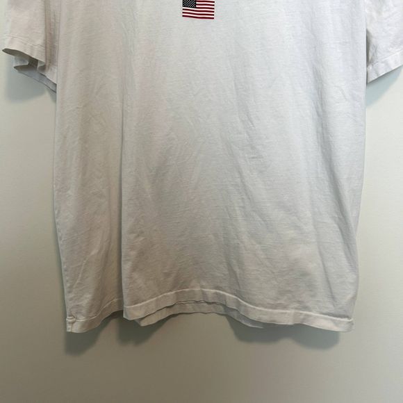 Polo Sport Ralph Lauren Flag Logo Short Sleeve T-shirt Size Large White - Picture 6 of 14